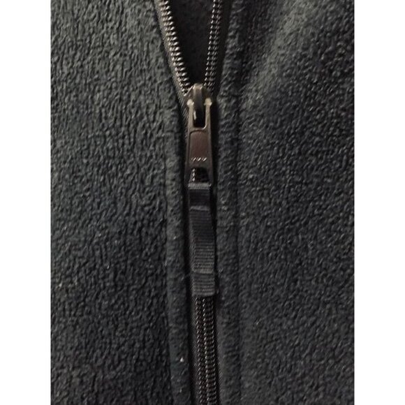 Black Columbia Full Zip Fleece Jacket with Tassels and Black Logo Size Small - Picture 4 of 5